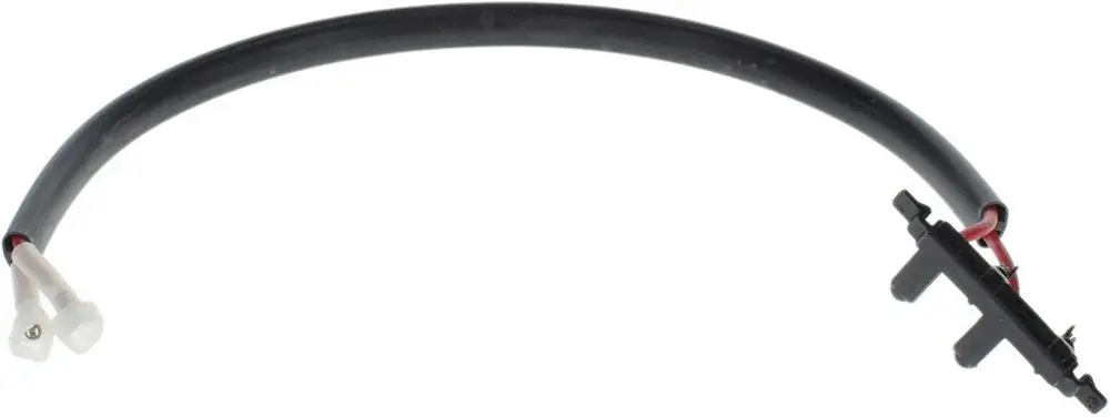 Schwarzes Kabel mit zwei Anschlusssteckern, einem weißen und einem schwarzen Stecker, zur Verwendung in Bosch Zündsystemen.